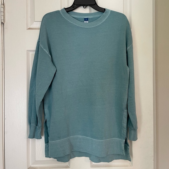 Teal old navy xs crewneck oversized lounge soft - Picture 1 of 8